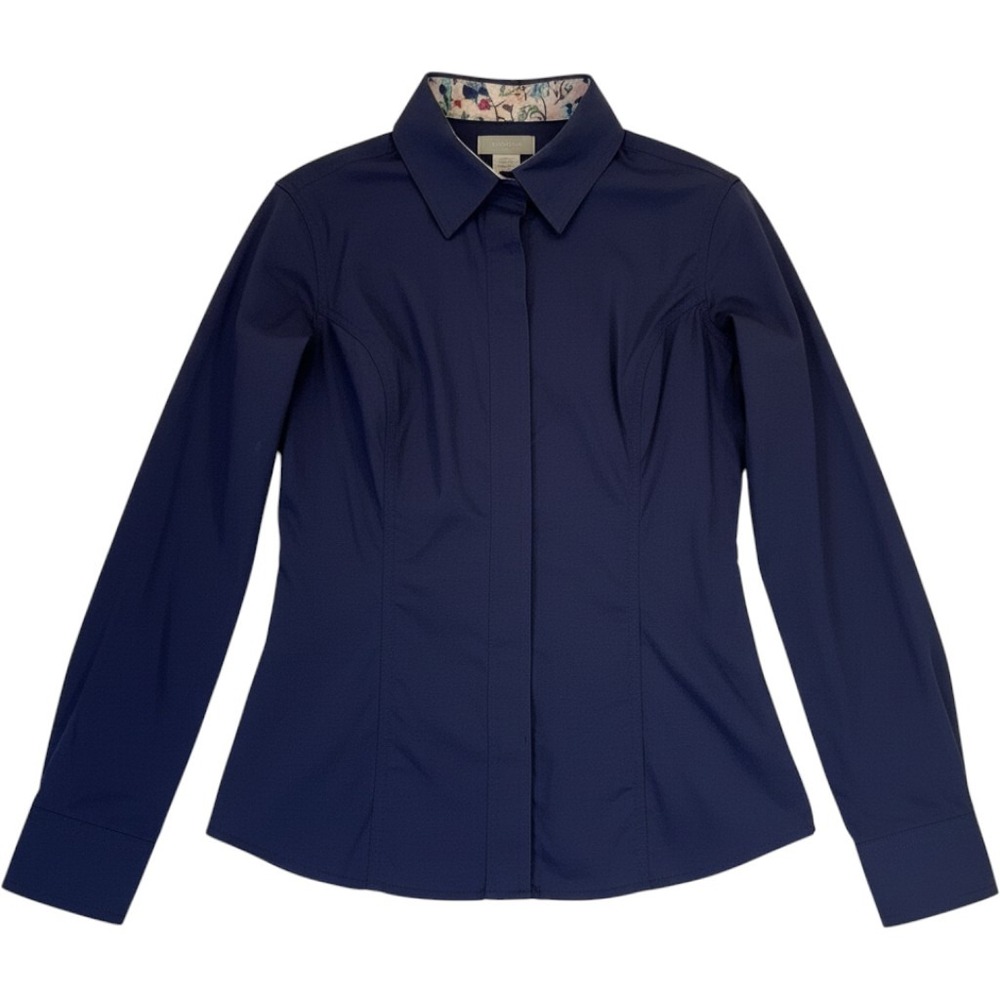 Chestnut Bay Black Long Sleeve Annie-O Western Show Shirt Womens Small